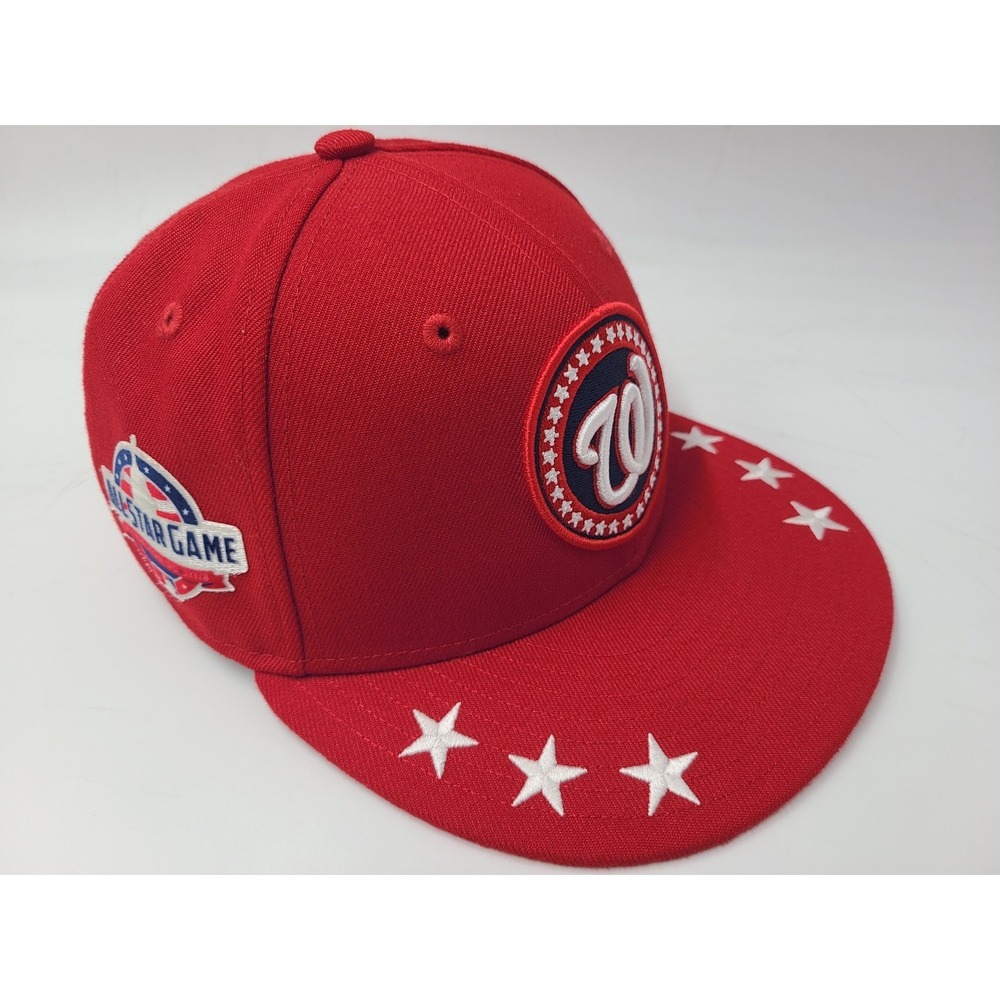 Washington Nationals 2018 All Star Game New Era 59Fifty Fitted 7 Hat Cap MLB Red